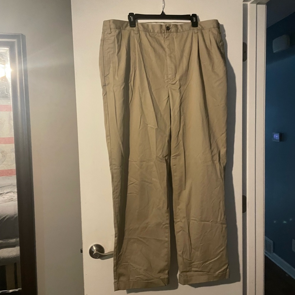 3/$17 Nautica Tan Chinos